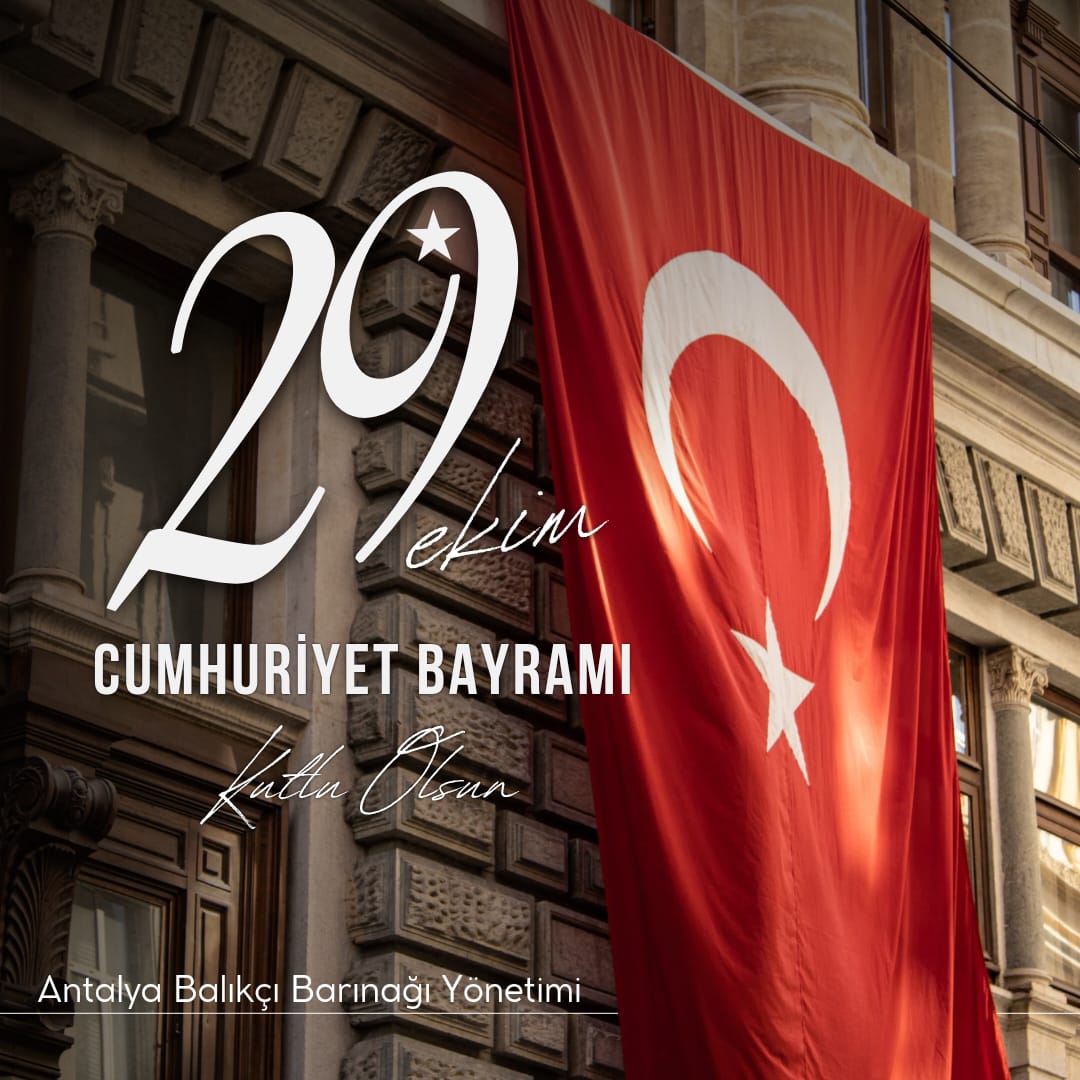 29 Ekim Cumhuriyet Bayramı Kutlu Olsun
